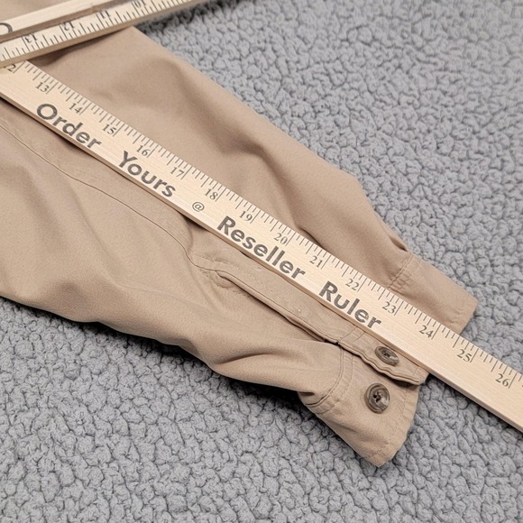 Polo Ralph Lauren Jacket Mens XL Beige Bi-Swing Bomber Collared Plaid Lined - Picture 12 of 15